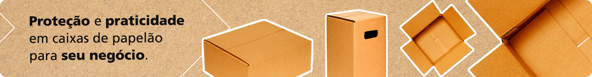 caixas de papelão